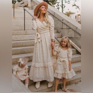 Ivy City Ava Eyelet Maxi Dress